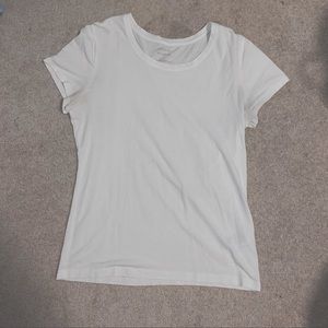 Plain white tee